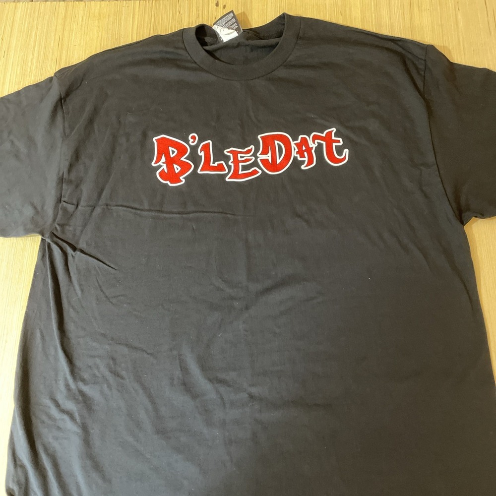 WWE B' Le Dat 2XL black T-shirt let me Holla at Cha playa Double Sided NOS
